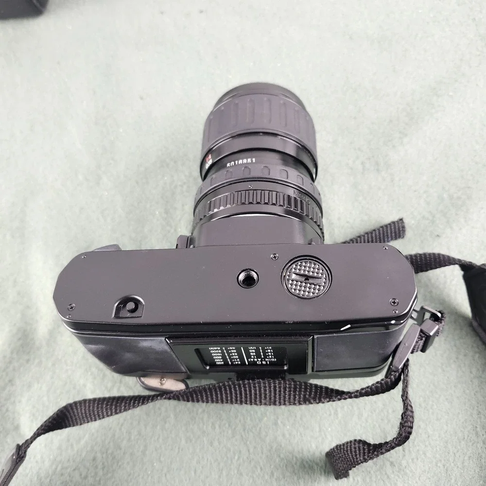 Vintage Vivatar V3800N 35mm SLR Film Camera with 28-70mm Lens & Haze-1 Filter